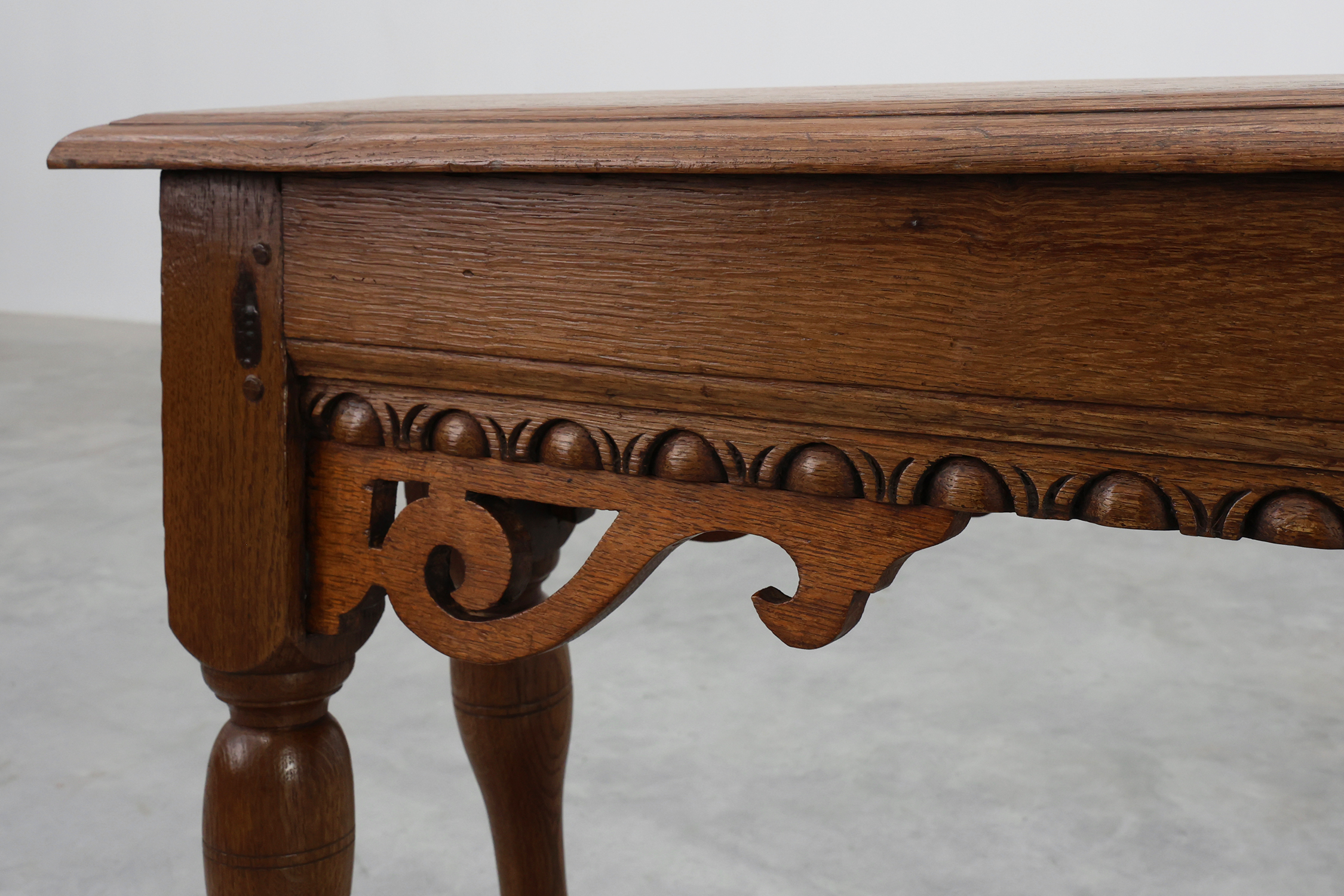 17th century Jacobean carved oak bench, UKthumbnail